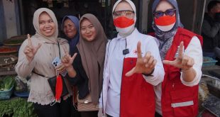 Peduli Warga Terdampak Abu Vulkanik, Purnama Wulan Sari Bagikan 10.000 Masker